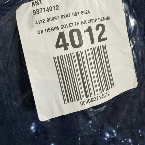 Maeve by Anthropologie Colette High-Rise Crop Denim w/ Sequin Size 24 Tall NWT - Picture 14 of 14